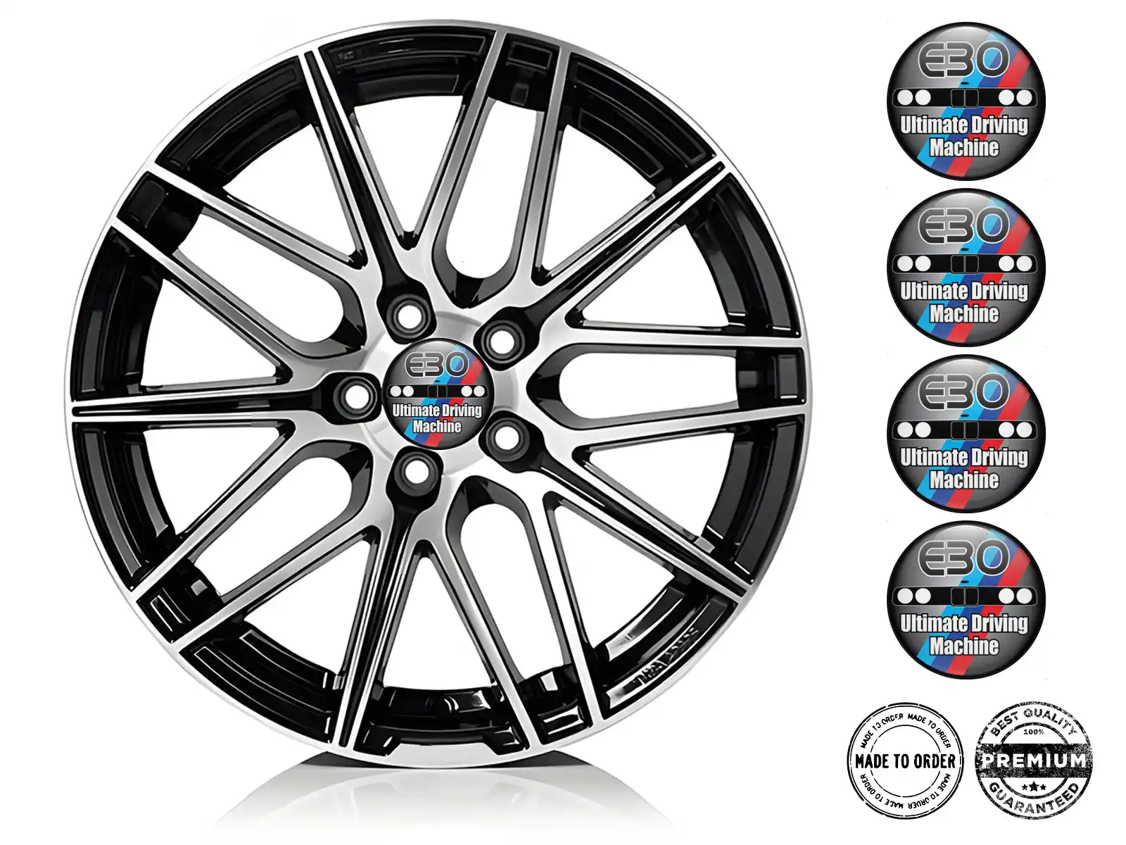 BMW Calcomanías Ruedas Autos Prisma Racing Vehículo